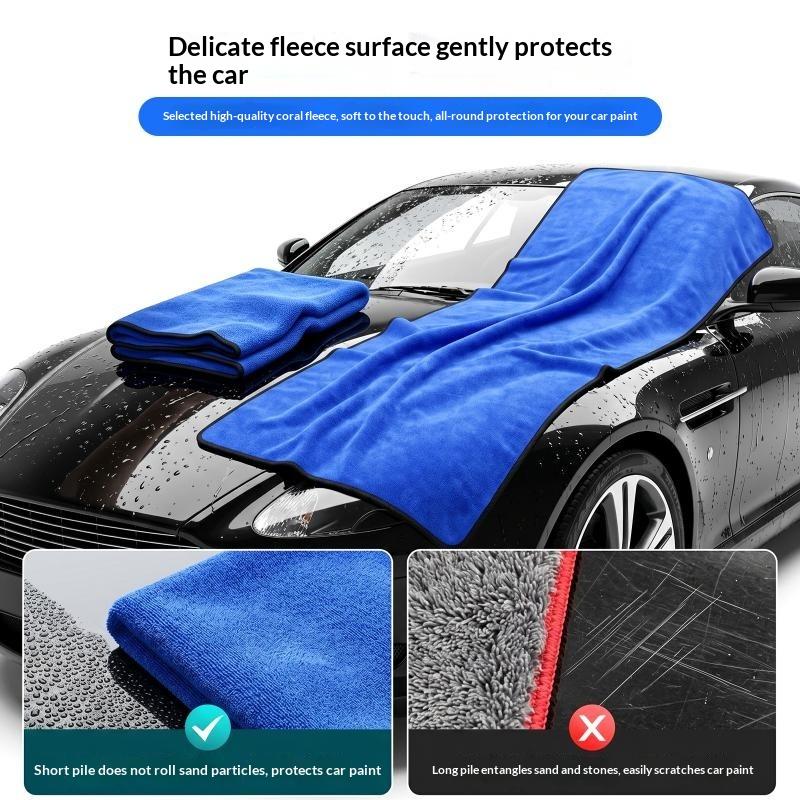 ผ้าเช็ดรถซับน้ำได้ดีเยี่ยม ขนา - Microfiber Car Drying Towel Super Absorbent บทวิจารณ์และราคา