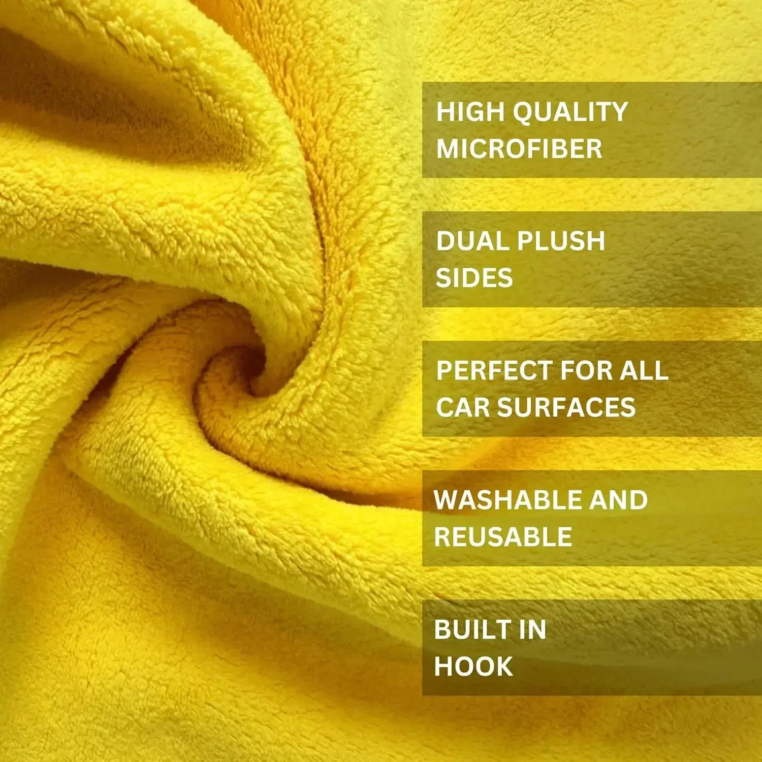 1/10 ชิ้น ผ้าไมโครไฟเบอร์สำหรั - Microfiber Car Drying Towel Super Absorbent บทวิจารณ์และราคา