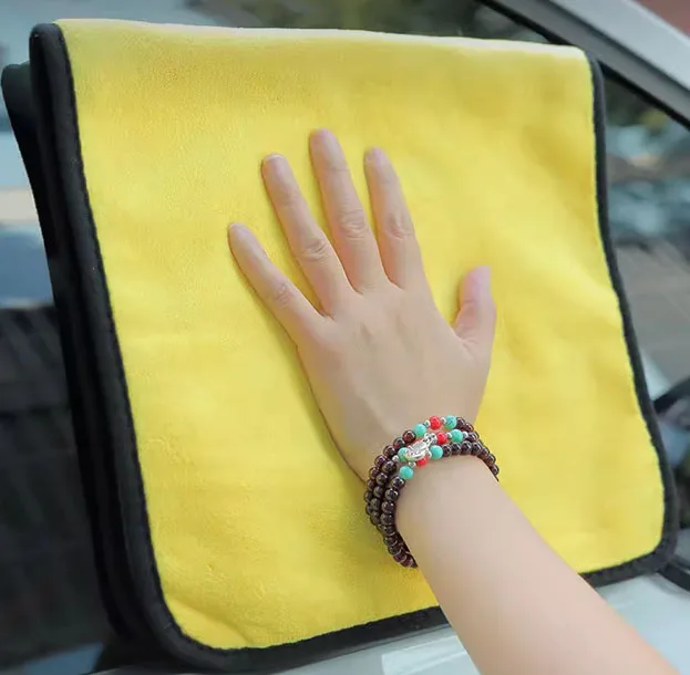 ผ้าไมโครไฟเบอร์สำหรับล้างรถ ผ้ - Microfiber Car Drying Towel Super Absorbent บทวิจารณ์และราคา