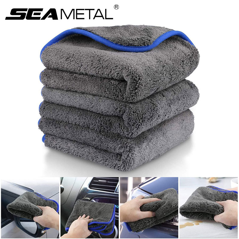 ผ้าขนหนูล้างรถไมโครไฟเบอร์1200 - Microfiber Car Drying Towel Super Absorbent บทวิจารณ์และราคา