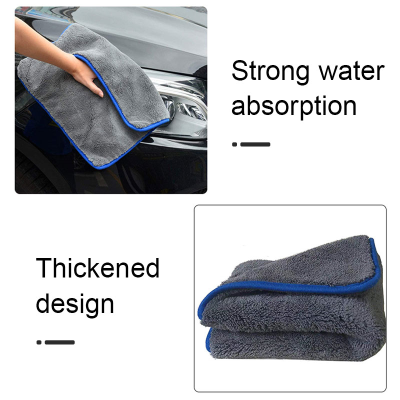 ผ้าขนหนูล้างรถไมโครไฟเบอร์1200 - Microfiber Car Drying Towel Super Absorbent บทวิจารณ์และราคา