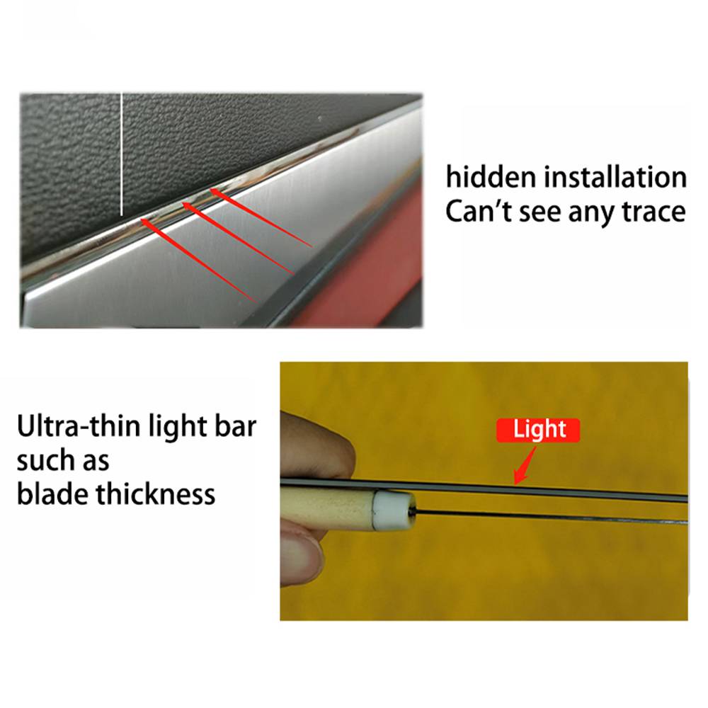 ชุดไฟตกแต่งภายในรถยนต์ ชุดไฟ 1 - Led Ambient Interior Car Lights App Control บทวิจารณ์และราคา