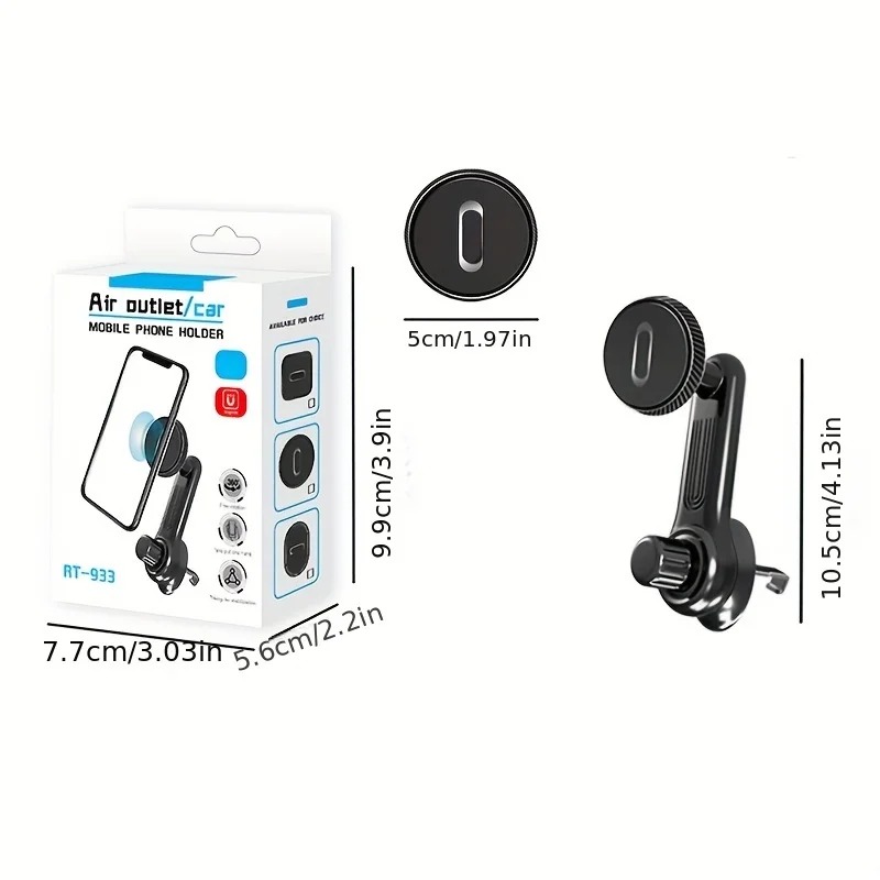 ที่วางโทรศัพท์แบบแม่เหล็กสำหรั - Magnetic Phone Holder For Car Vent บทวิจารณ์และราคา