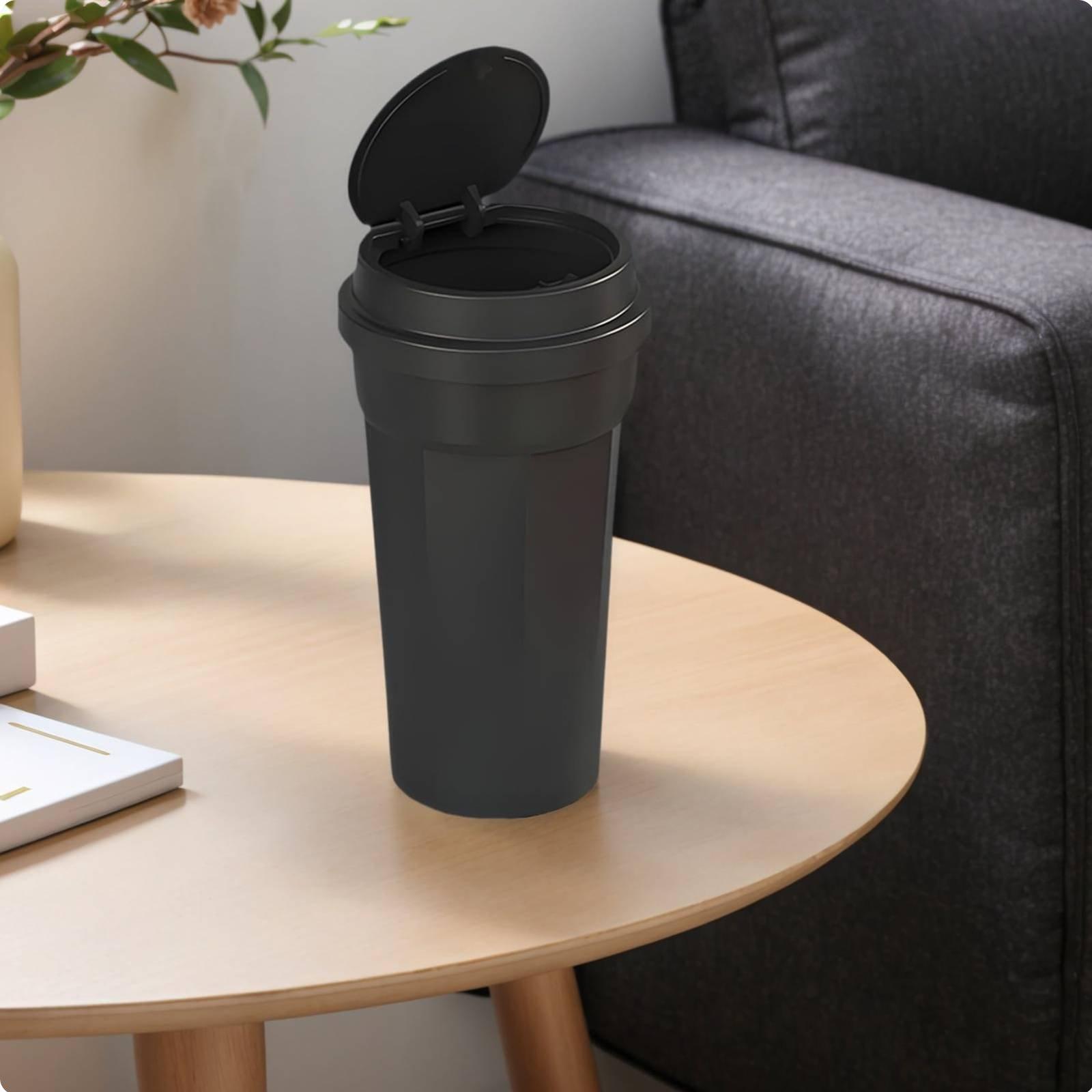 ถังขยะในรถยนต์พร้อมฝาปิด ขนาดเ - Waterproof Car Trash Can With Lid บทวิจารณ์และราคา