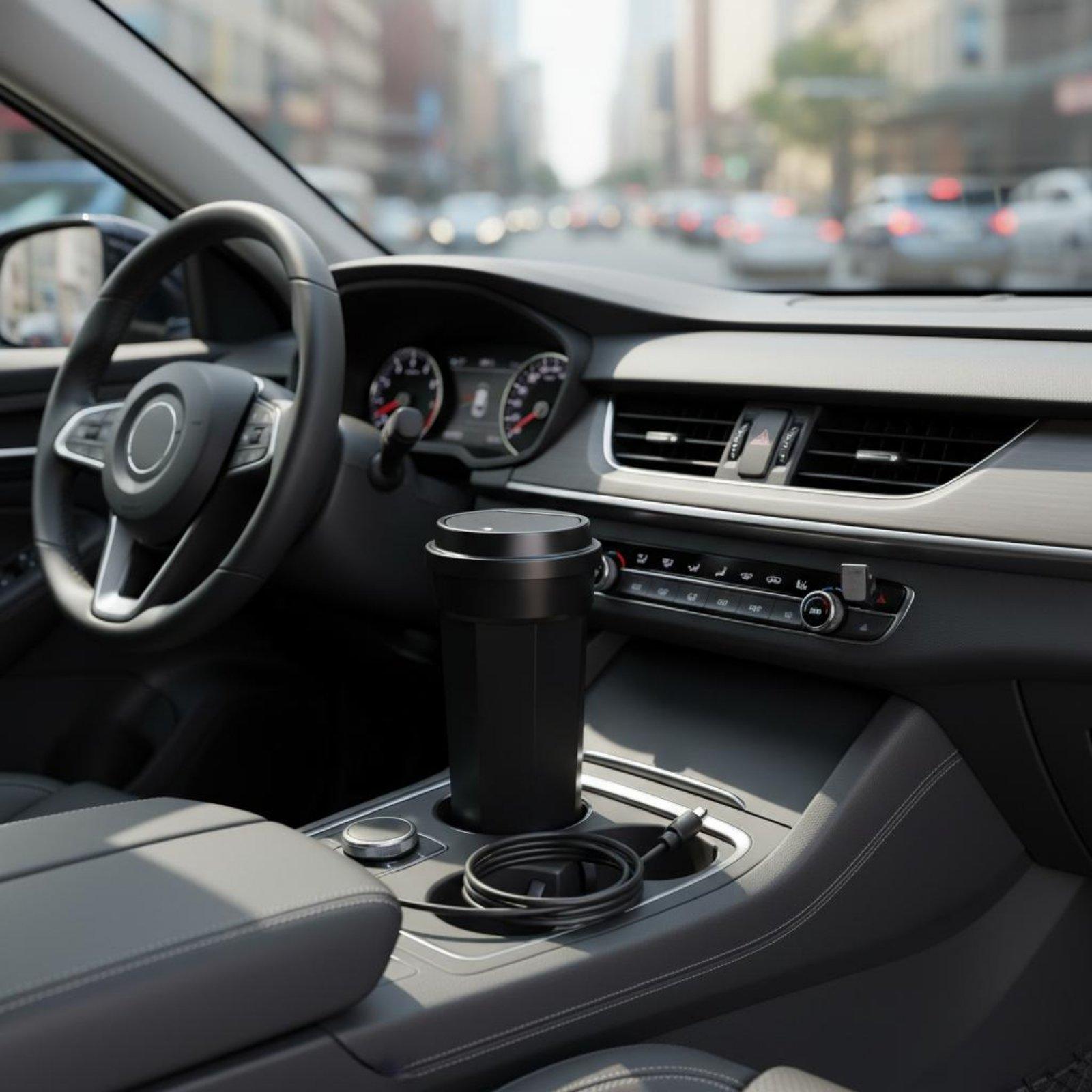 ถังขยะในรถยนต์พร้อมฝาปิด ขนาดเ - Waterproof Car Trash Can With Lid บทวิจารณ์และราคา