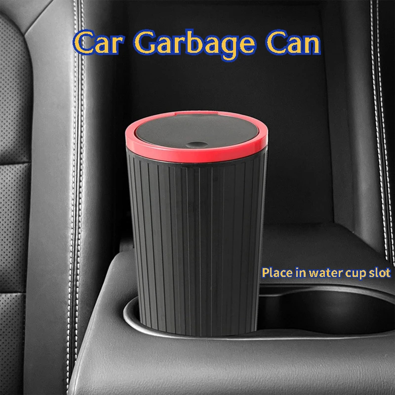 ถังขยะในรถยนต์สามารถกดสวิตช์ชน - Waterproof Car Trash Can With Lid บทวิจารณ์และราคา