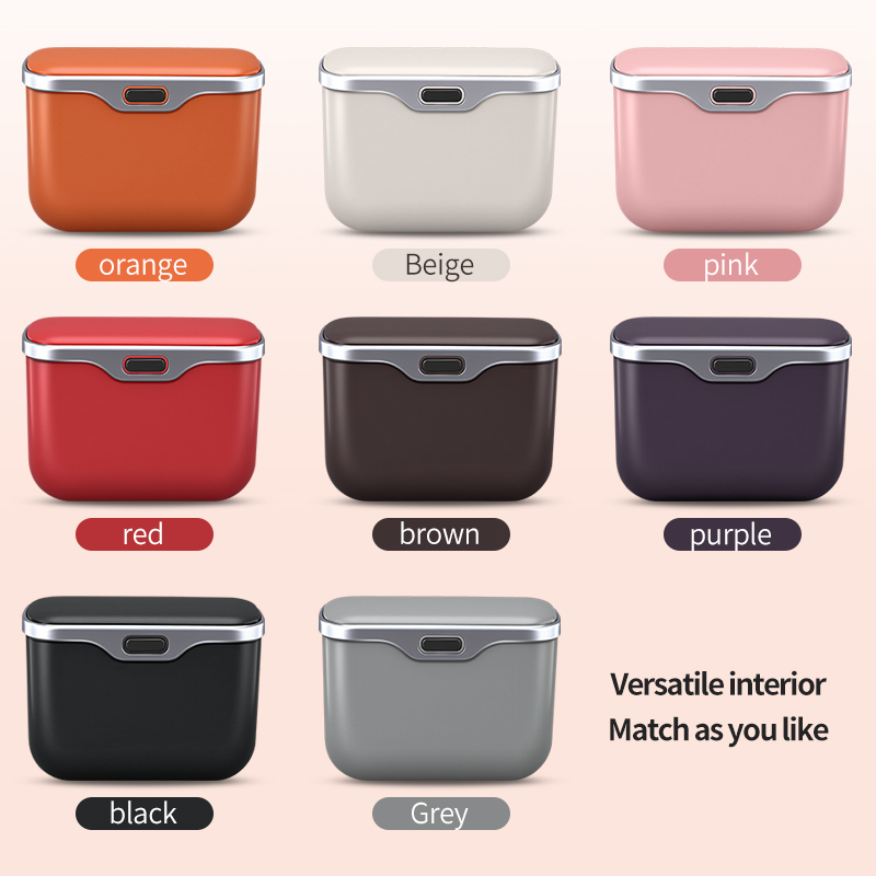 ถังขยะในรถยนต์พร้อมฝาปิดแบบสร้ - Waterproof Car Trash Can With Lid บทวิจารณ์และราคา