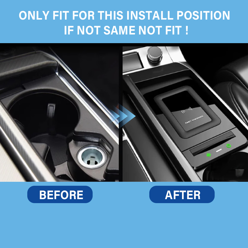 ที่วางโทรศัพท์มือถือแบบไร้สายพ - Wireless Car Charger Mount Fast Charging บทวิจารณ์และราคา