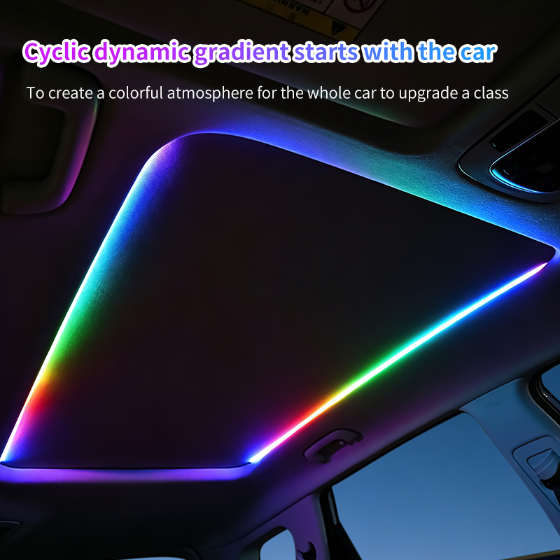 ไฟตกแต่งหลังคาซันรูฟรถยนต์ LED - Led Ambient Interior Car Lights App Control บทวิจารณ์และราคา