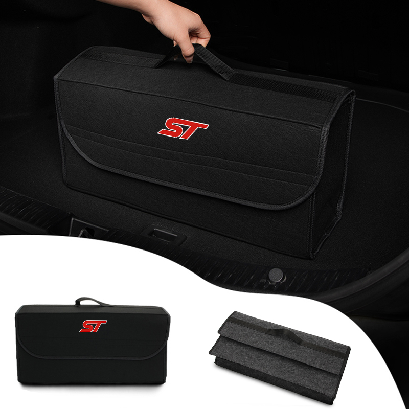 กระเป๋าจัดระเบียบท้ายรถแบบพับไ - Car Trunk Organizer Foldable Storage Box บทวิจารณ์และราคา