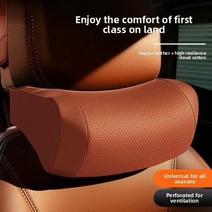 หมอนรองคอในรถยนต์ทำจากเมมโมรี่ - Memory Foam Car Neck Pillow Lumbar Support บทวิจารณ์และราคา